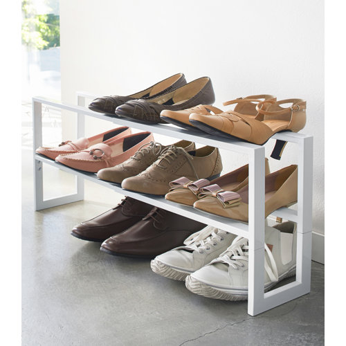 Yamazaki USA Yamazaki Home 2 Shelves Adjustable Shoe Rack, Large